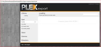 plex playlist export