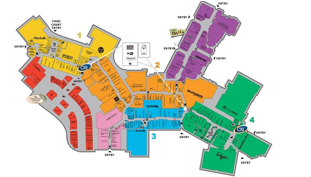 Aventura Mall Map Updates their Apple Store New Location To Expansive