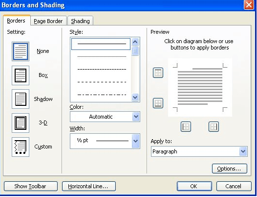 How To Add Vertical Or Horizontal Line in Microsoft Word - Techilife