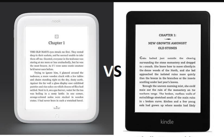 Comparison Between Nook vs Kindle: Which One Is Best for You? - Techilife