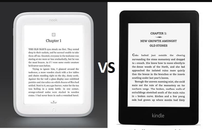 Comparison Between Nook vs Kindle Which One Is Best for You? Techilife