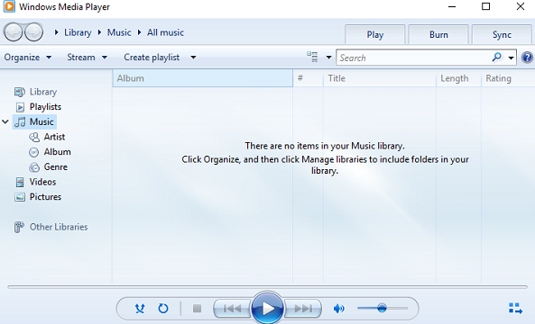 windows media player not working with internet explorer