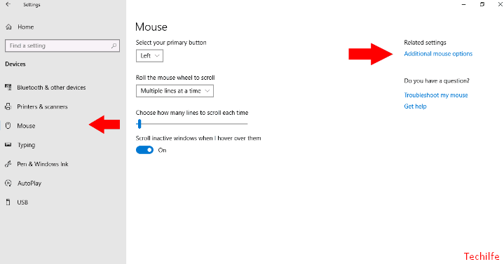 How to Configure the Mouse Settings in Windows 10 - Techilife