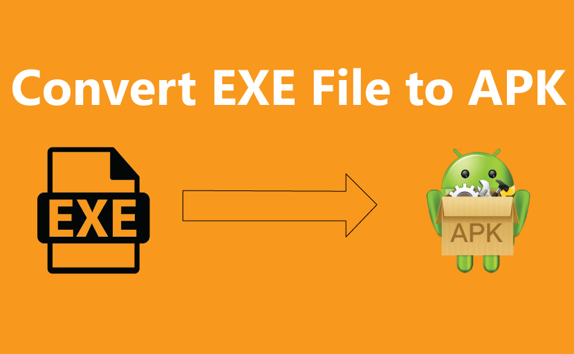 how to convert exe file to apk in android